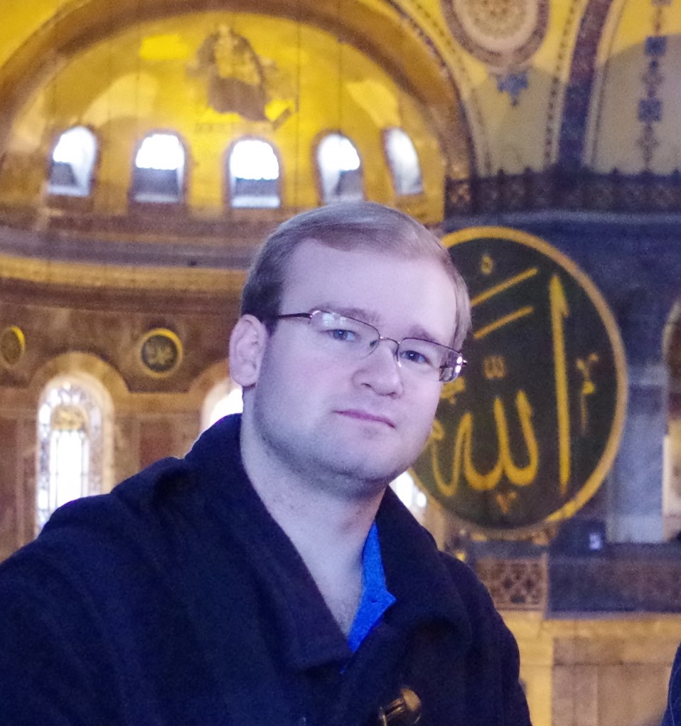 Gregoire on a recent trip to the Ayasofya in Istanbul